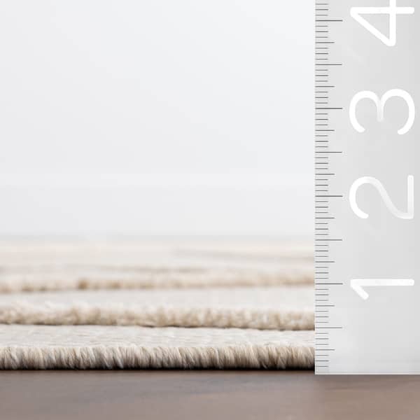 Nuloom Anica Geometric Fringe Area Rug