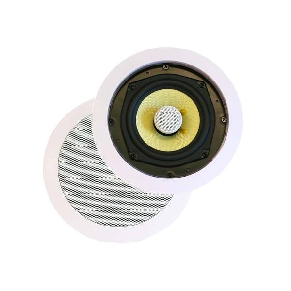 Monoprice 8 Inch Kevlar 2 Way In Ceiling Speakers Pair 80w Nominal 160w Max