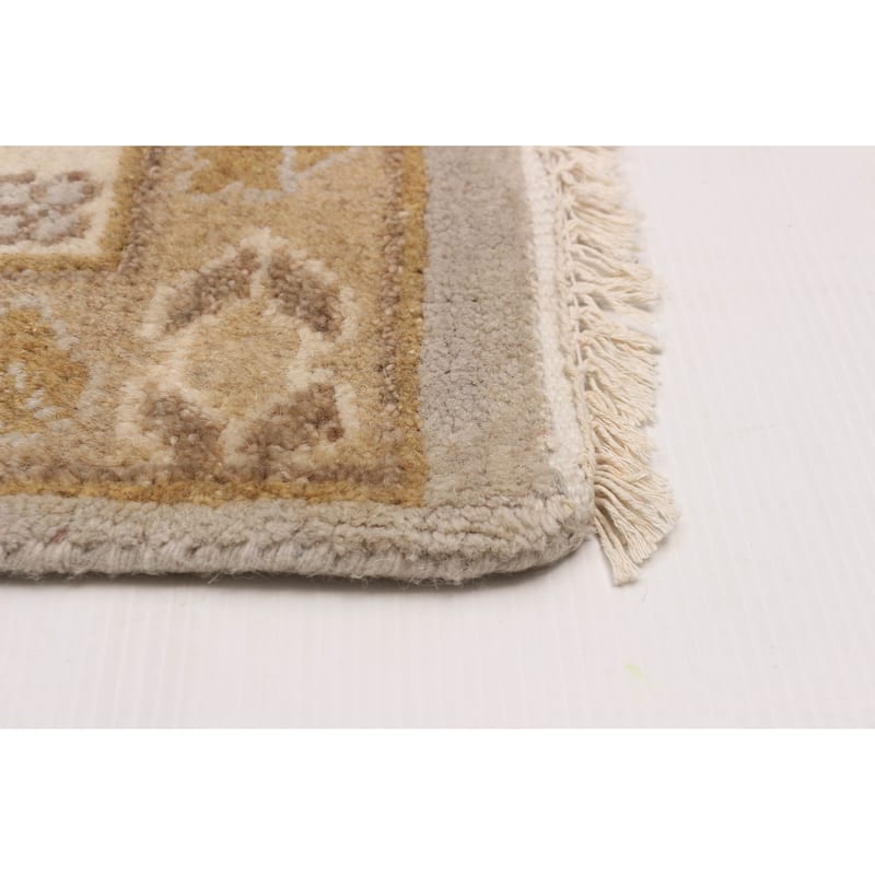ECARPETGALLERY Hand-knotted Royal Oushak Light Grey Wool Rug - 8'0 x 9'9
