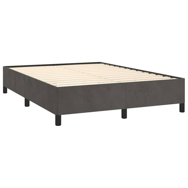 vidaXL Bed Frame, Velvet, No Mattress