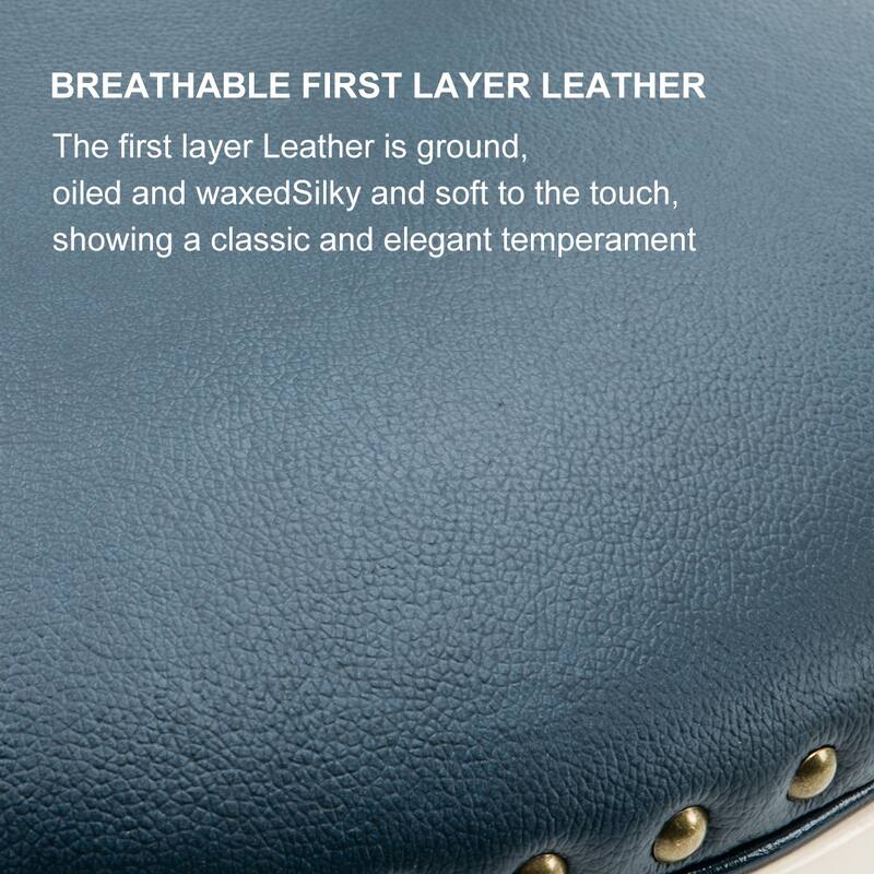 Bar Stools Seat Height 29.5" Leather Wooden Bar Stools(WHITE 1pc)