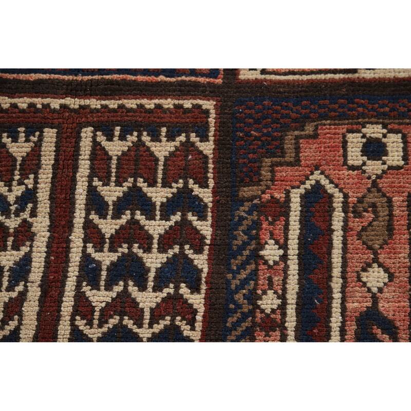 Garden Design Bakhtiari Vintage Persian Area Rug Handmade Wool Carpet - 6'9" x 10'3"