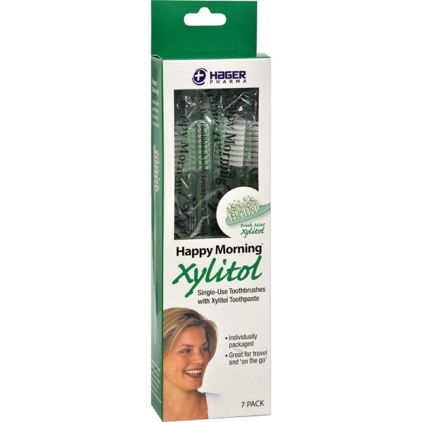Hager Pharma Toothbrush - with Xylitol - 7 Pack