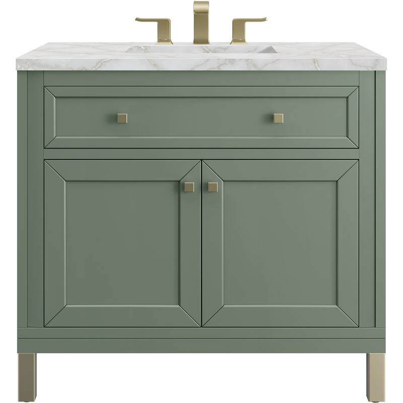 James Martin Vanities 503-V36-3VSL Chicago 36" Free Standing Single - Smokey Celadon