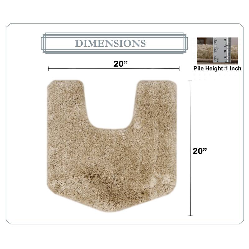 Element Plush Bathroom Rugs Quick-Dry Bathroom Mat, Washable & Absorbent Bath Rugs