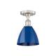 Option Blue / Satin Nickel