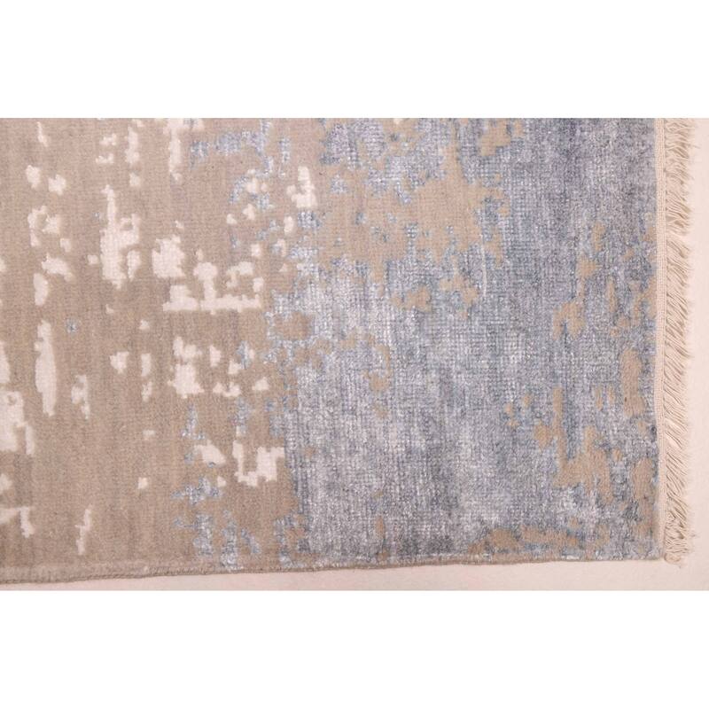 ECARPETGALLERY Hand-knotted Legacy Taupe Silk, Wool Rug - 8'10 x 12'1