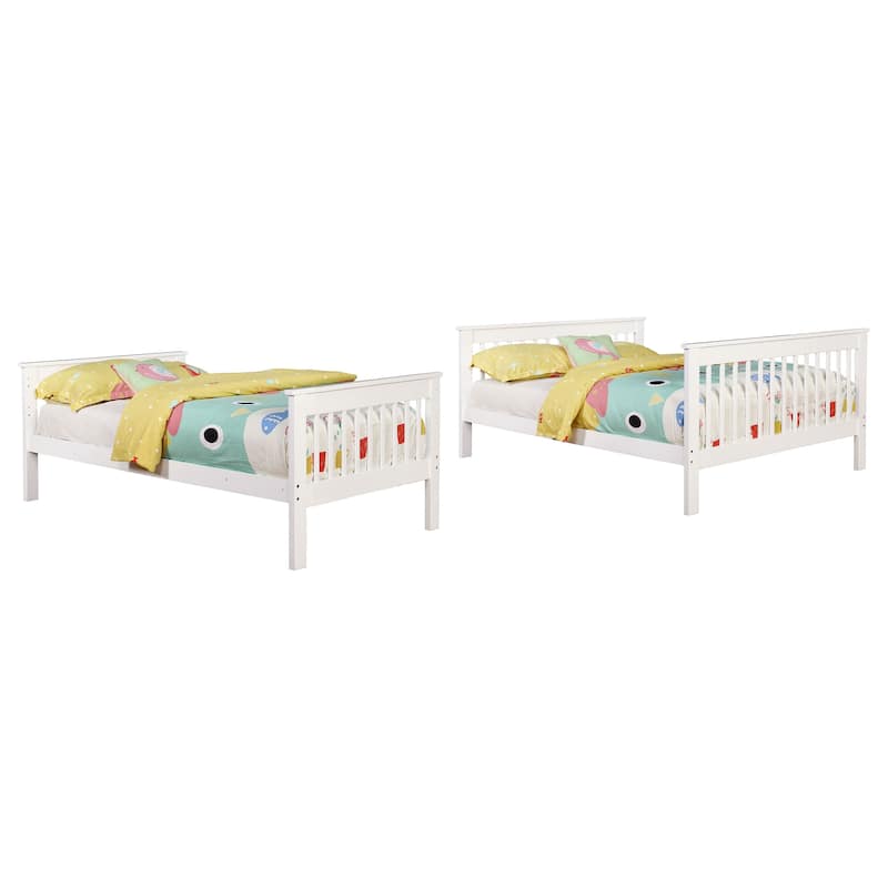 Chapman Transitional Wood Frame Bunk Bed