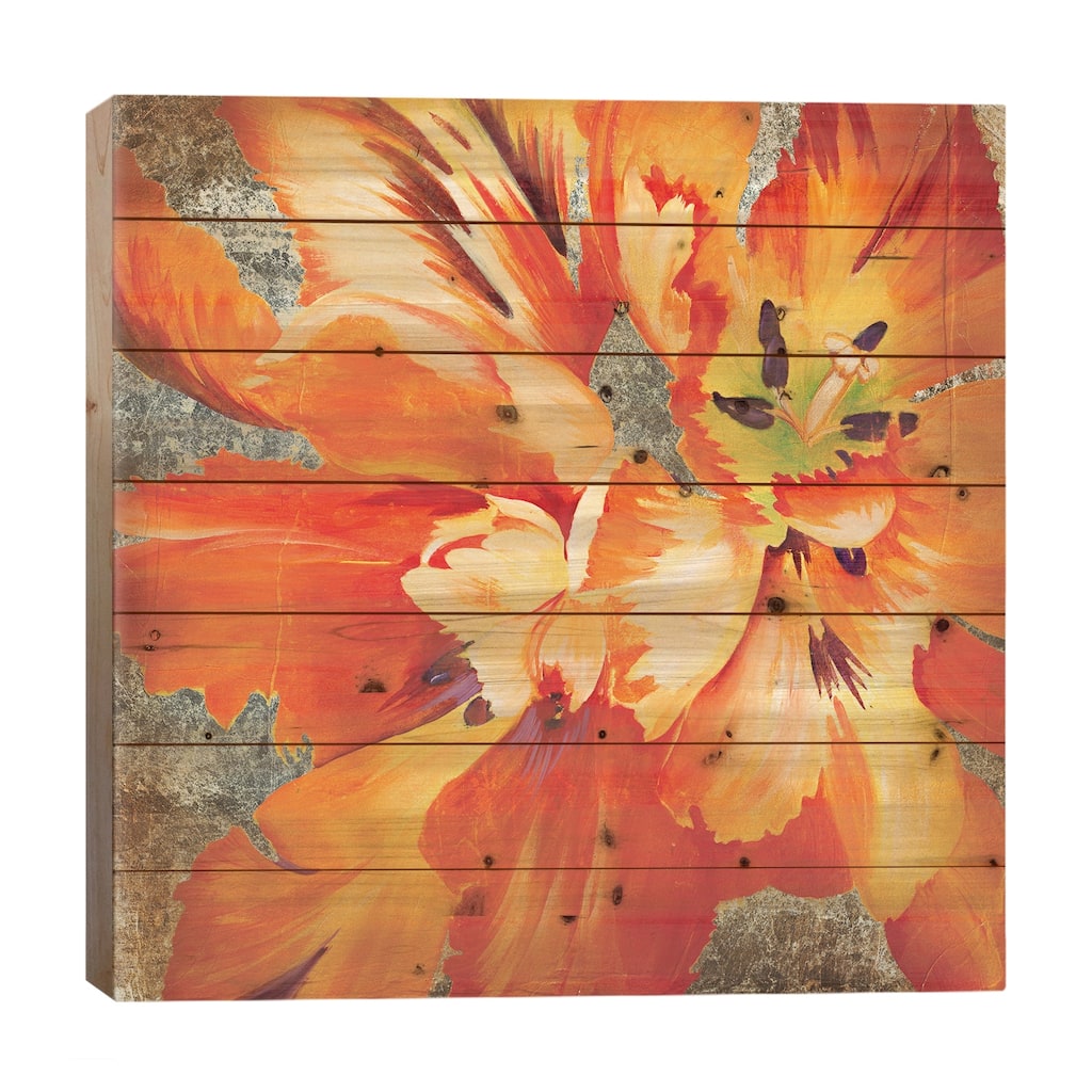 Antique Botanicals II Print On Wood by Liz Jardine - Multi-Color