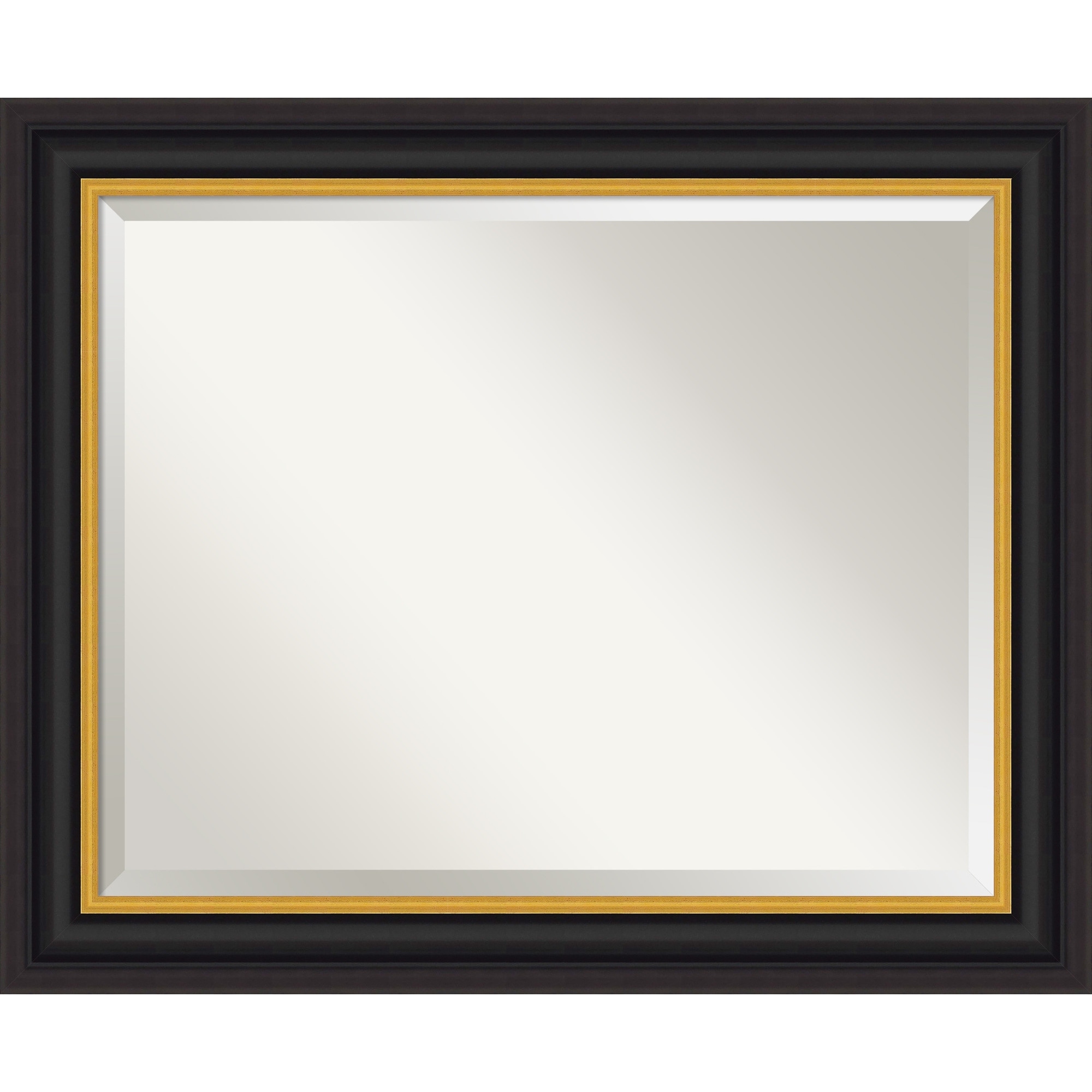 Sierra Beveled Wood Framed Bathroom Vanity Wall Mirror