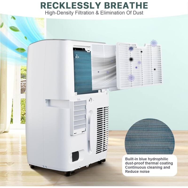 Portable Air Conditioner for Indoor Rooms, 3-In-1 AC Unit for Bedroom