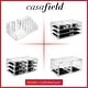preview thumbnail 5 of 5, Acrylic Makeup Cosmetic Organizer & Jewelry Storage Set - Large - Clear