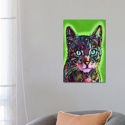 iCanvas "Watchful Cat" by Dean Russo Canvas Print
