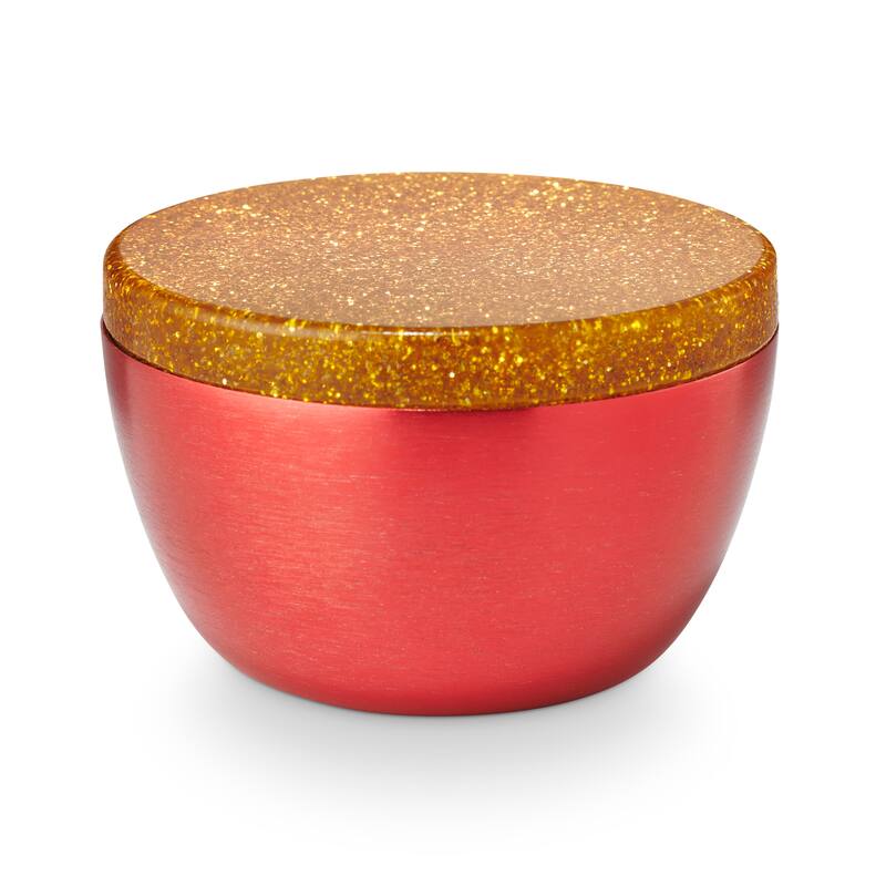 ILLUME Memory Lane Mistletoe Kisses Candle - Sparkle Lidded Tin