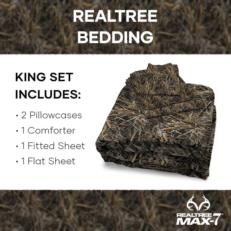 Realtree 5-piece King Bed in a Bag Set