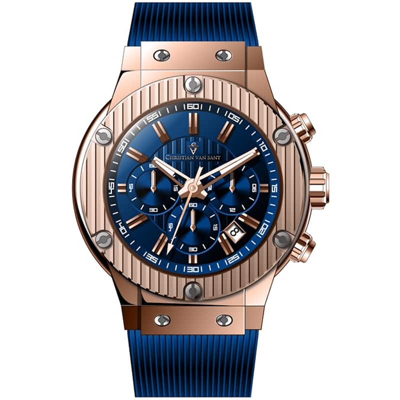 Christian Van Sant Men's Monarchy Blue Dial Watch - CV8148 - 6 (36)