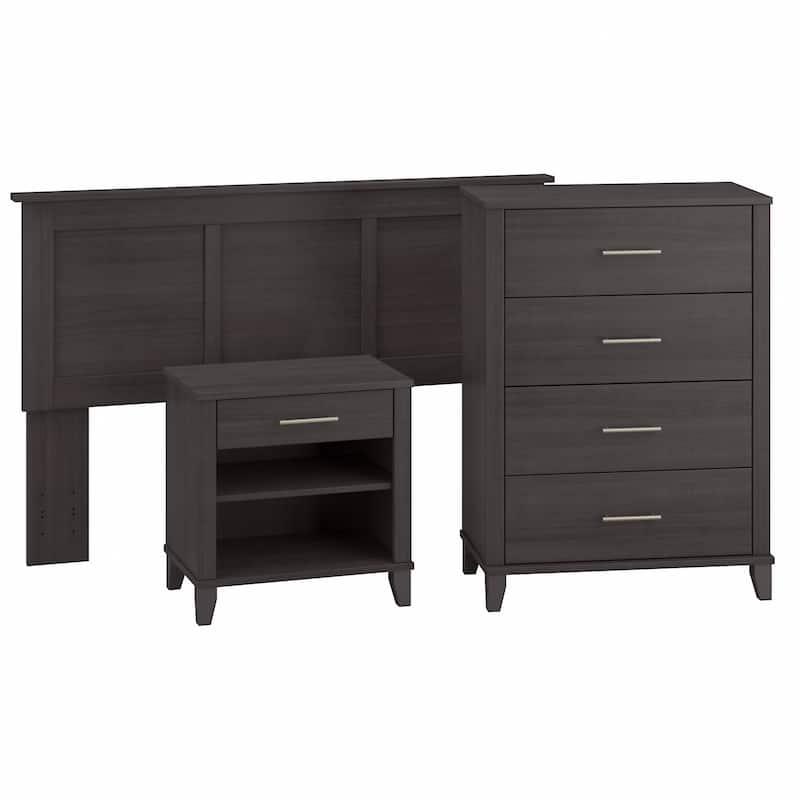Somerset Full/Queen Size Headboard Bedroom Set by Bush Furniture