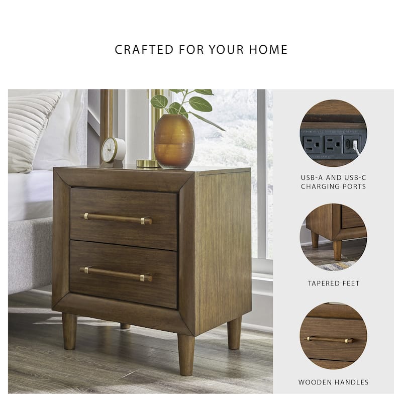 Signature Design by Ashley Lyncott Brown Nightstand