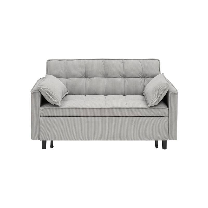 Folding sofa bed - Grey Corduroy
