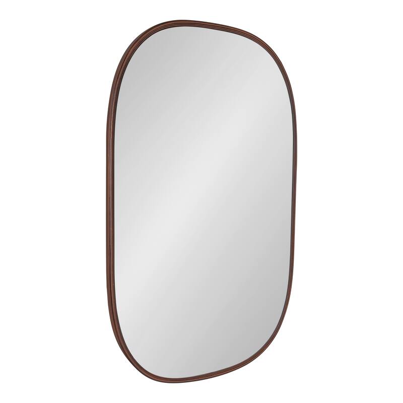 Kate and Laurel Caskill Capsule Framed Wall Mirror - 24x36 - Antique Bronze