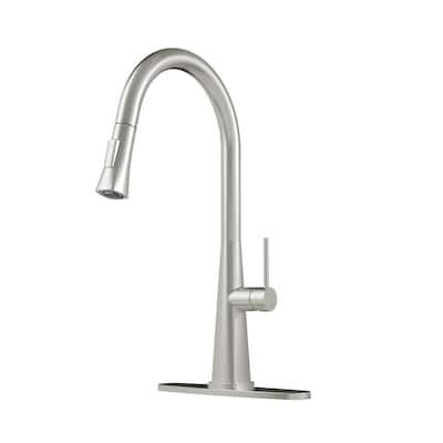 Single Handle Pull-Down Sprayer Kitchen Faucet