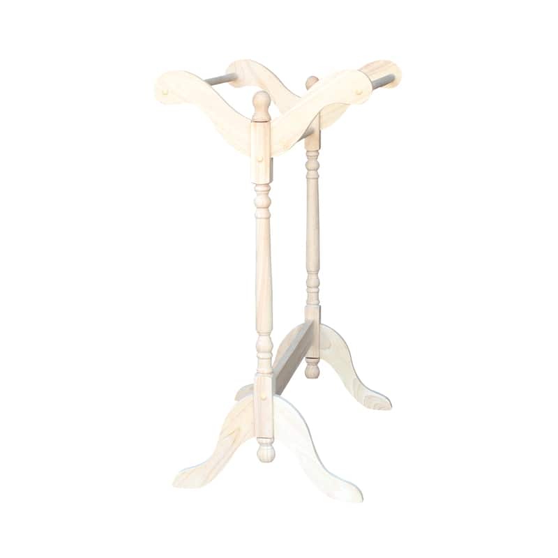 International Concepts Unfinished Parawood Quilt Rack