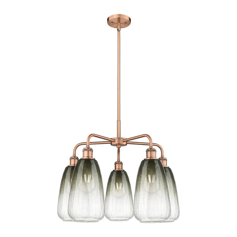 Innovations Lighting Endless Possibilities Ballston - Brookhaven Almond - 5 Light 25" Stem Hung Chandelier