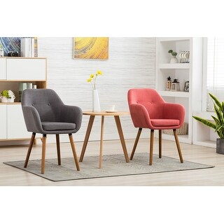 Porthos Home Xenia Fabric Dining Chair with Beechwood Legs Bed Bath