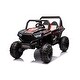 preview thumbnail 20 of 25, 12V 4WD Ride-On Car with Leather Seat, One-Button Start, High-Low Speed, Music & Power Display - Premium Ride