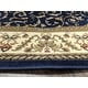 preview thumbnail 19 of 47, Admire Home Living Amalfi Transitional Scroll Pattern Area Rug 2'2" x 7'7" Runner - Navy