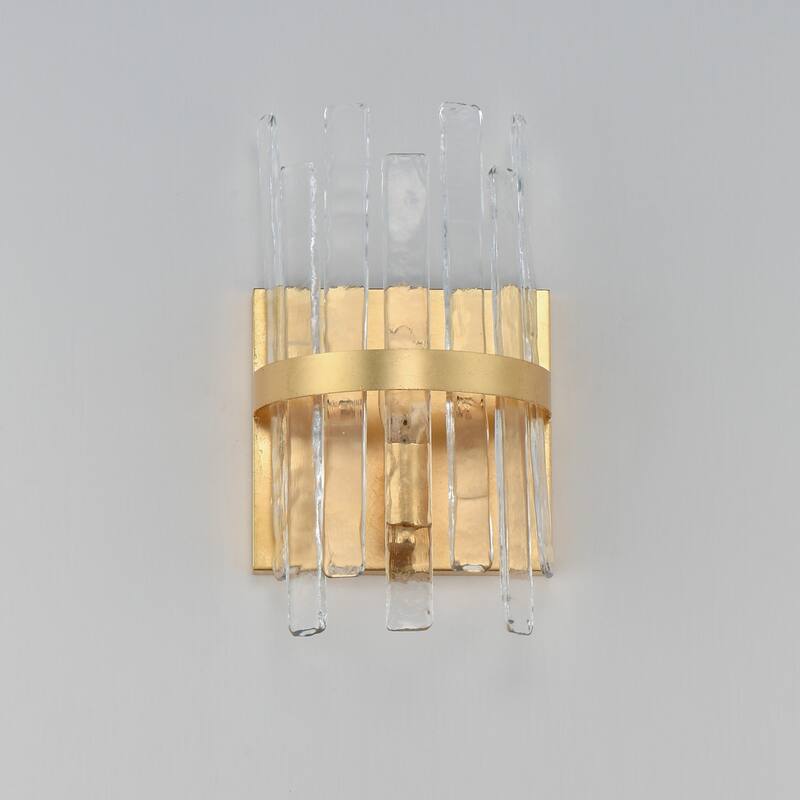 Maxim 21839AG Warren 12" Tall 1 Light Wall Sconce