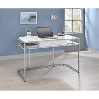 Buy White Glossy Desks Computer Tables Online At Overstock Our Best Home Office Furniture Deals This is a commercial painting process where two coats of primer, two coats of lacquer and two coats of clear coat is applied. white glossy desks computer tables