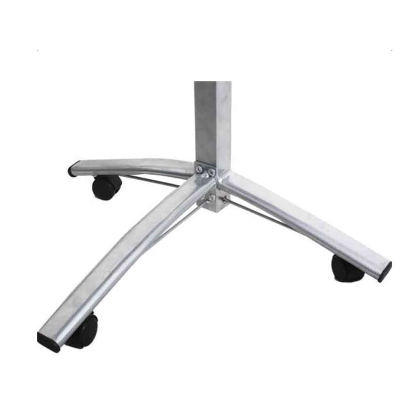 Black Melamine Steel Adjustable Lifting Computer Desk Space-Saving