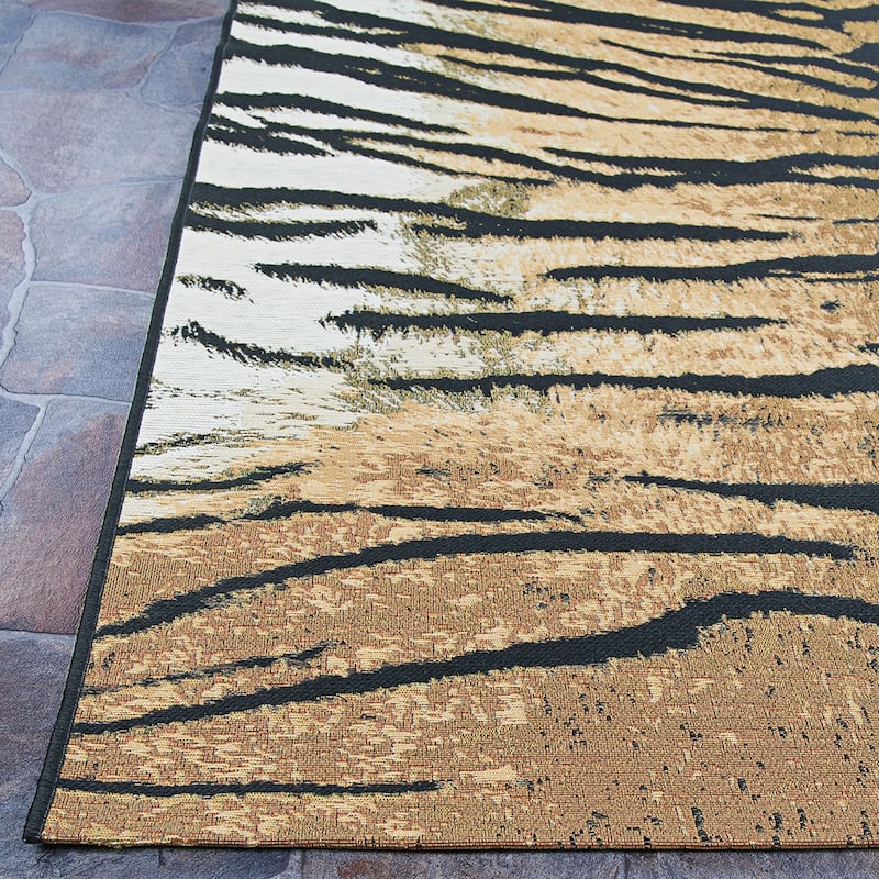 Dream Decor Rugs Gelato Jungle Bengal Indoor Outdoor Area Rug