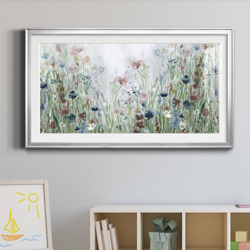 Wildflower Fields- Premium Gallery Framed Print - Ready to Hang