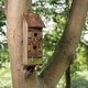 preview thumbnail 19 of 46, Glitzhome Hanging Distressed Solid Wood Birdhouse