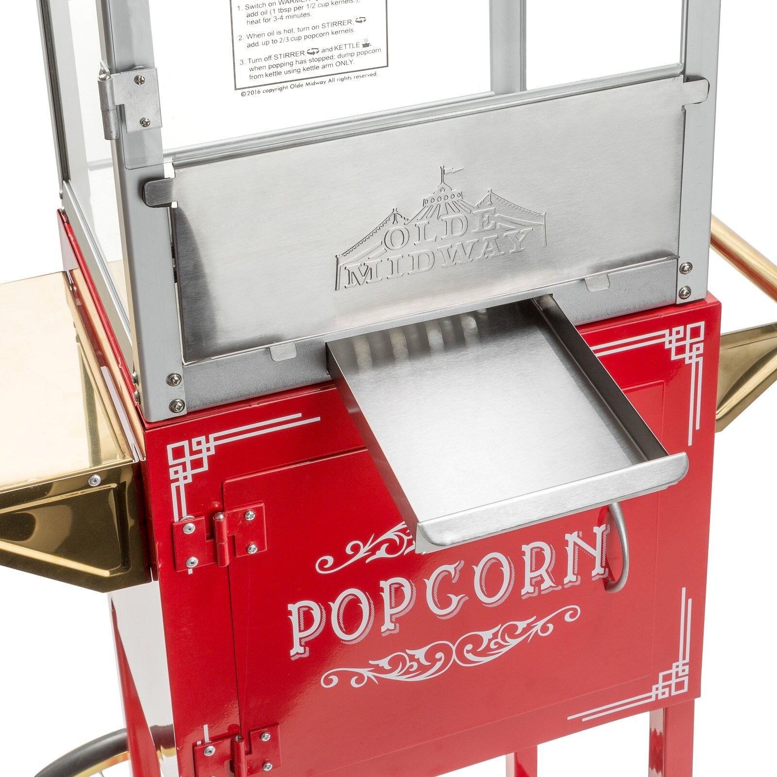 Nostalgia 1040 W 3 oz. Pink Air-Pop Popcorn Machine NAPH16PK - The