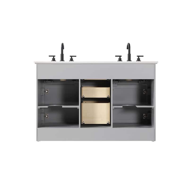 Nathaniel Double Bathroom Vanity (54-84 inch)