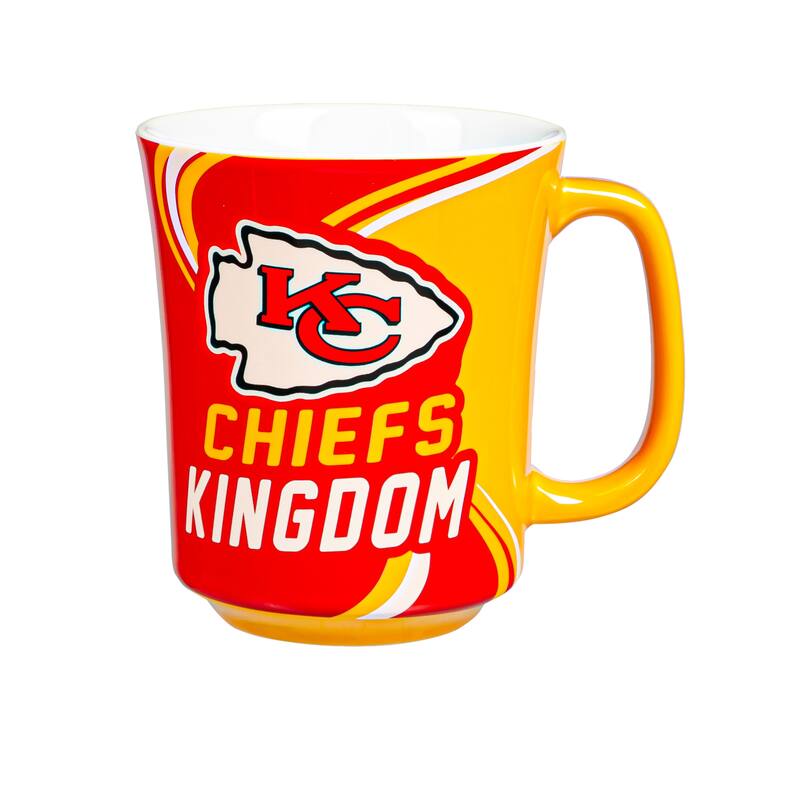 Kansas City Chiefs, 14 oz Ceramic Coffee Mug w/ Gift Box
