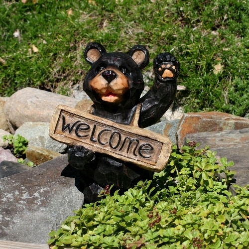 Bear solar light on sale