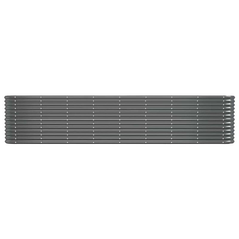 vidaXL Garden Raised Bed Patio Outdoor Raised Planter Box Powder-coated Steel