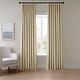 preview thumbnail 1 of 9, Exclusive Fabrics Heritage Plush Velvet Room Darkening Curtains (1 Panel) Luxury Velvet Curtains for Bedroom & Living Room. 50 X 108 - Light Beige