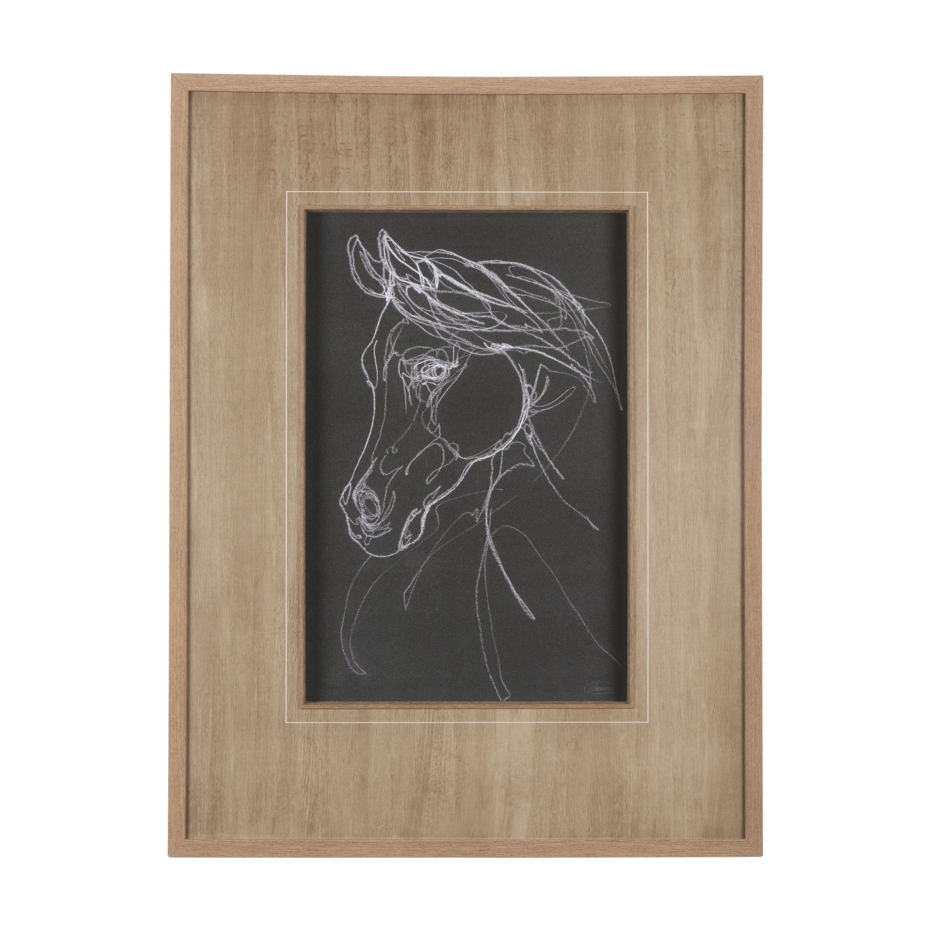 Arabian Dark II by Mercana Studio a Hand Embellished Textured Framed Art Print Matted under Glass