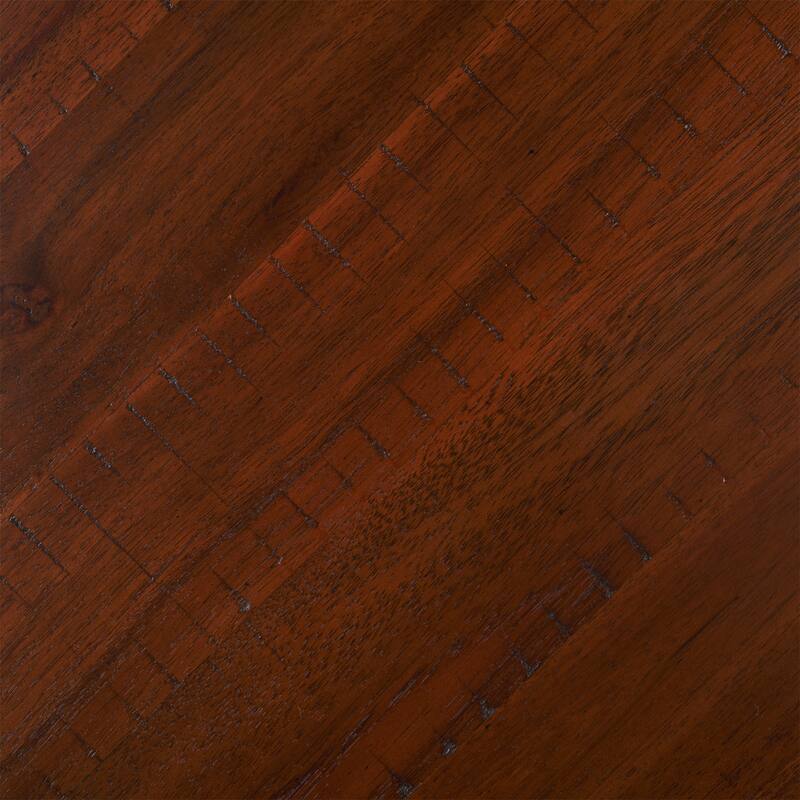 SAFAVIEH Sergio Rustic Café Brown Round Dining Table - 40"W x 40"D x 30"H