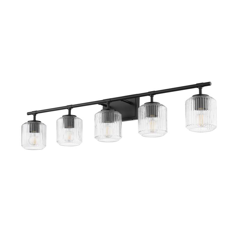 Z-Lite Landon 5 Light Vanity - Matte Black