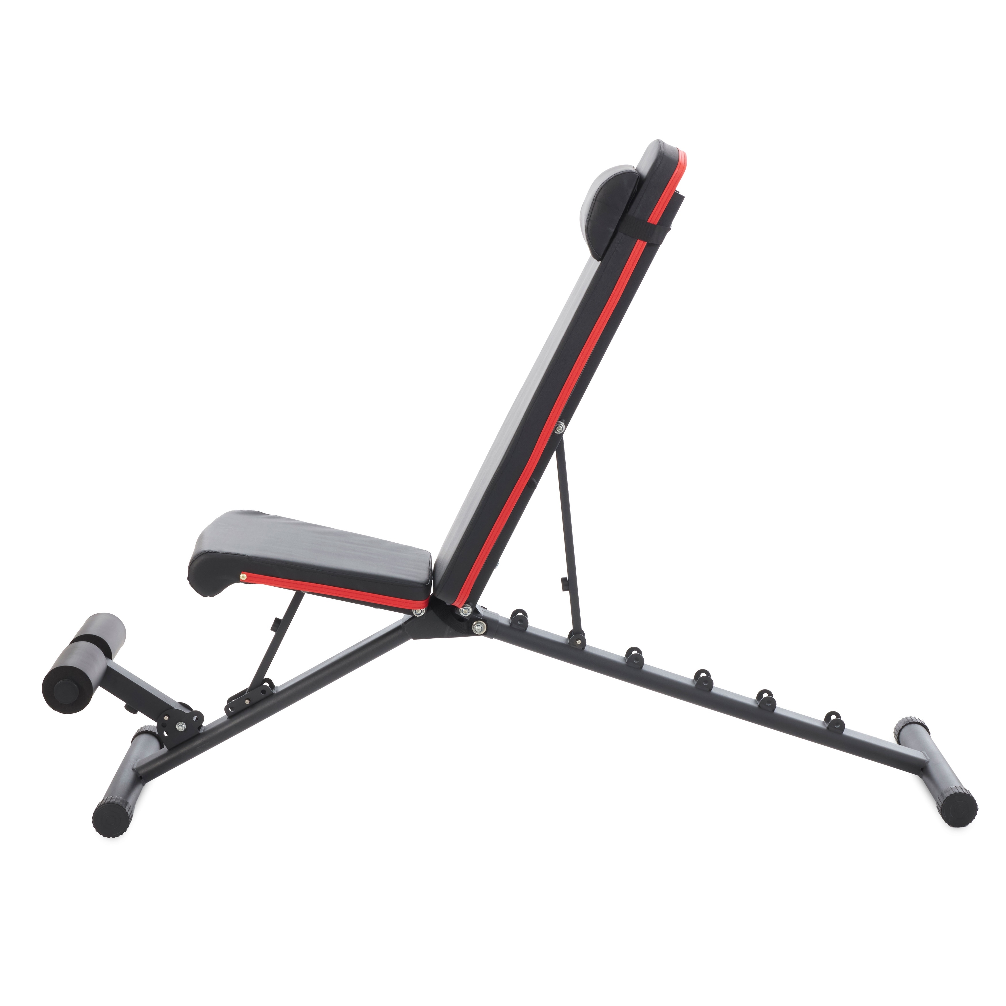 HolaHatha Adjustable Upright Incline Workout Weight Strength Training Bench 