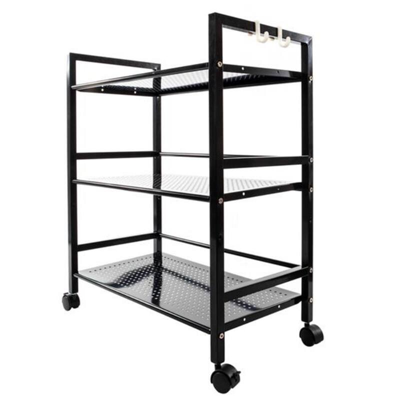 Widen 3 Tiers Multi-functional Storage Cart - Black