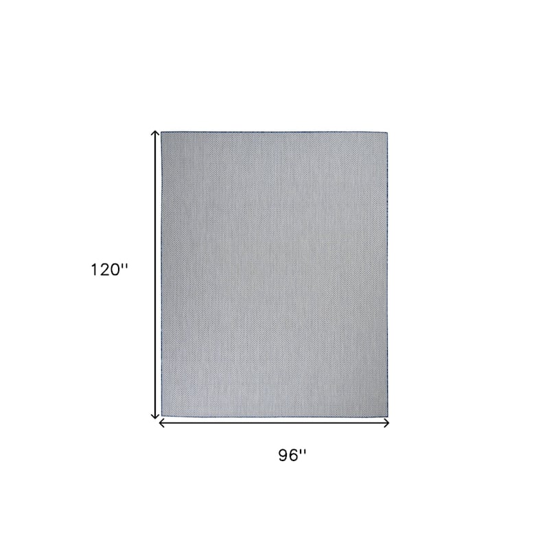 HomeRoots Contemporary Rectangle Outdoor Rug - 8' X 10'