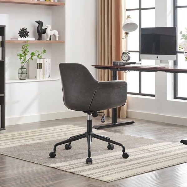 Mid-Century 360 Swivel Office Chair, Rolling Swivel Height