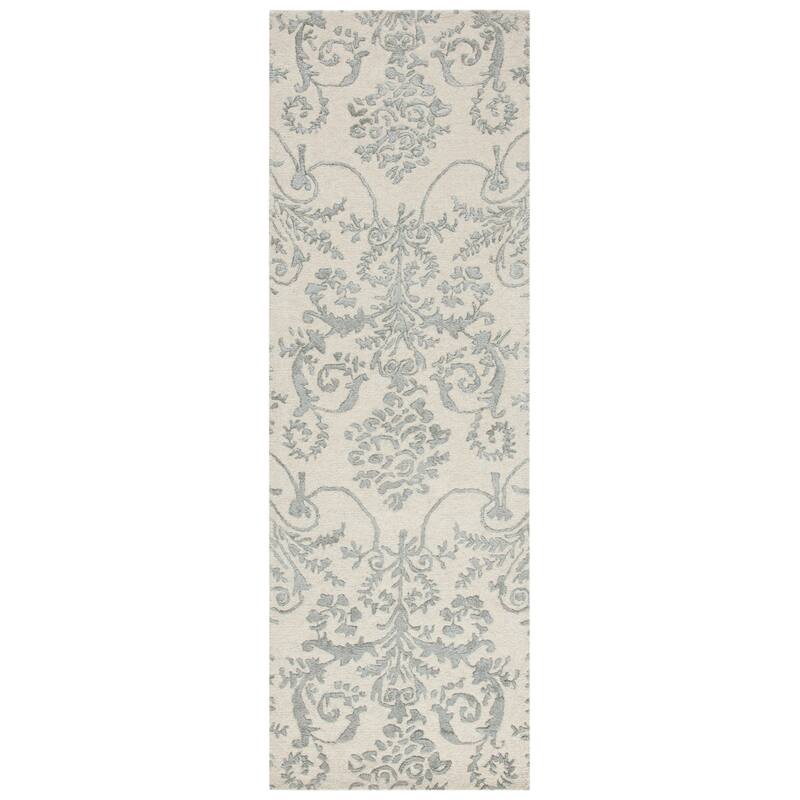 SAFAVIEH Handmade Bella Eleanor Modern Floral Wool Rug